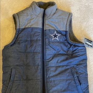 Dallas Cowboys reversible vest. New with tags